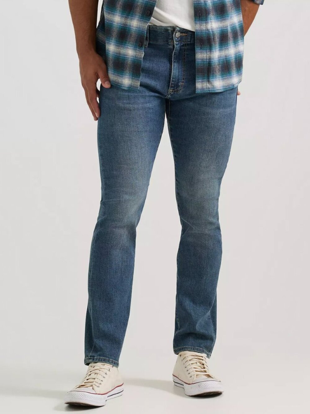 Lee Extreme Motion Cortez Blue Jeans Slim Straight 40x36
